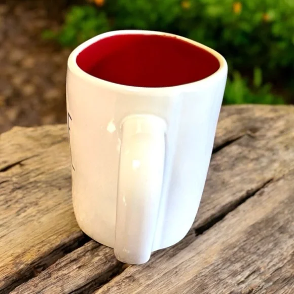 NWOT Limited Edition Collectible Rae Dunn LOVE Mug Red Interior Rare Gift Idea - Picture 4 of 13